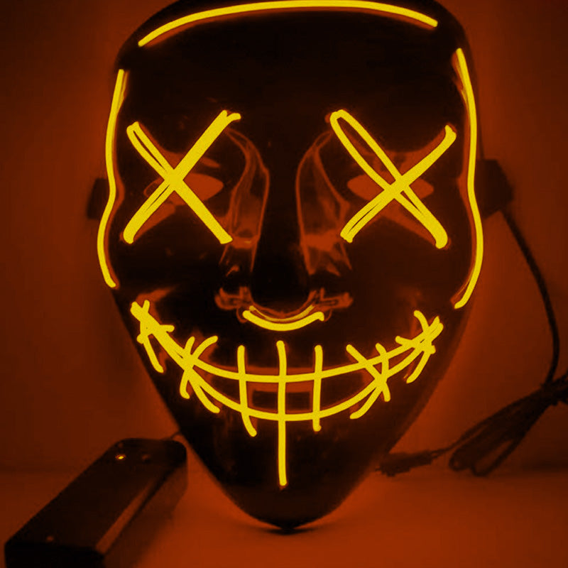 MASCARA LA PURGA CON LUCES LED 🎃