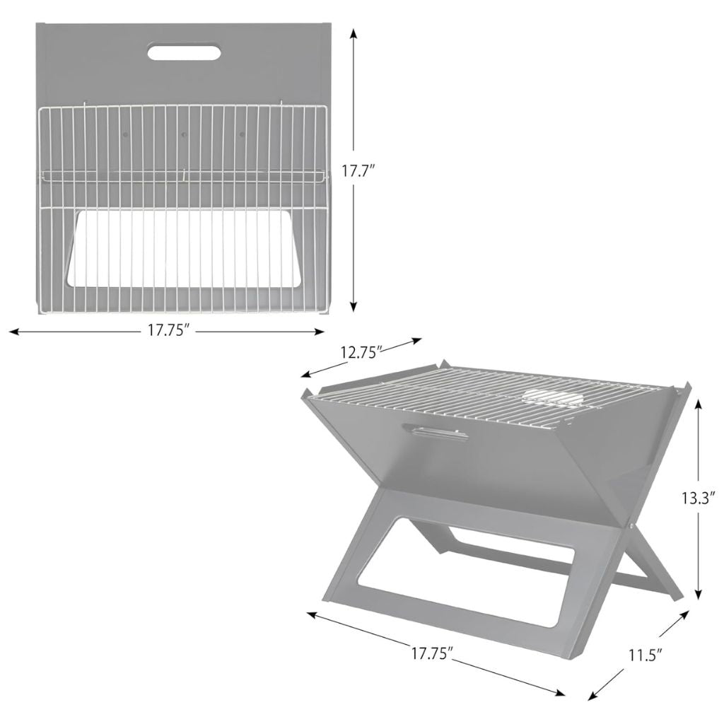 Mini Parrilla De Carbón Portátil