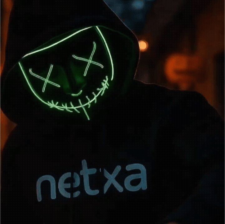 MASCARA LA PURGA CON LUCES LED 🎃