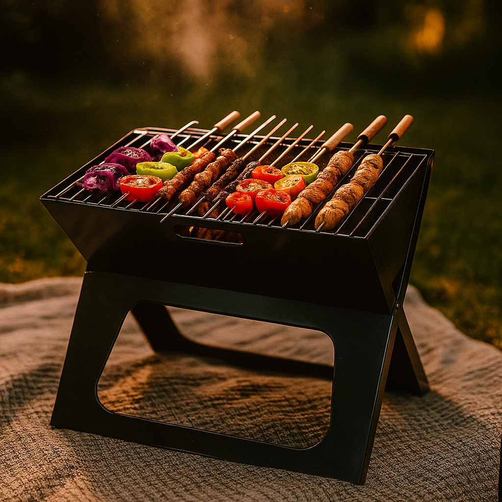 Mini Parrilla De Carbón Portátil